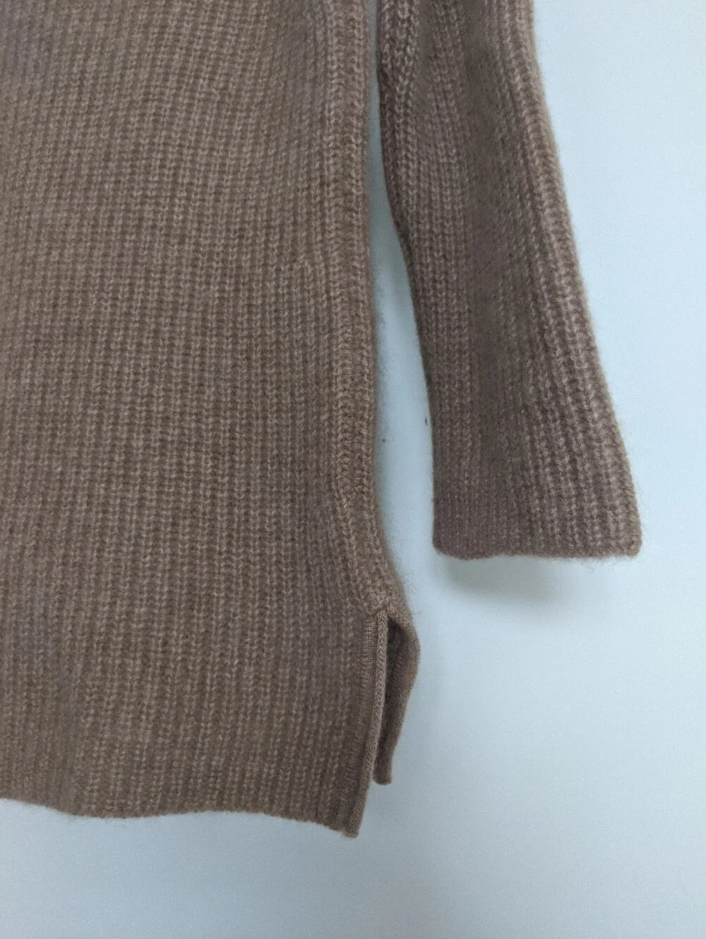 CALYPSO St. Barth Ribbed Crewneck Sweater - Brown